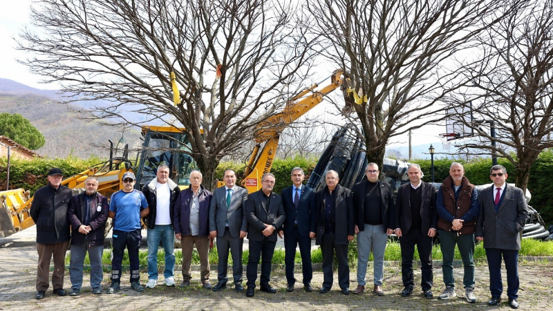 Gemlik Hamidiye’de zeytinliklere modern sulama hattı