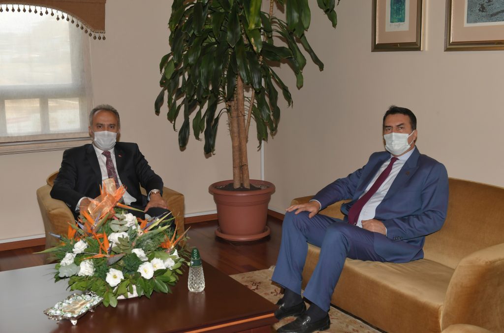 Bursa Büyükşehir Belediye  Başkanı Alinur Aktaş'tan ziyaret 