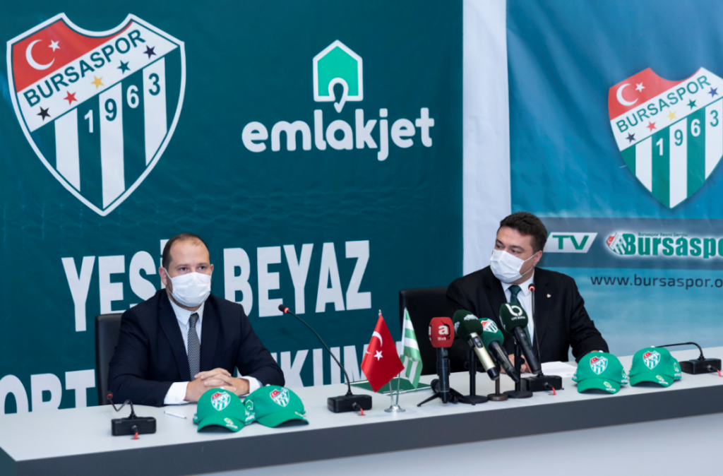 Emlakjet Bursaspor sponsorluk anlaşması